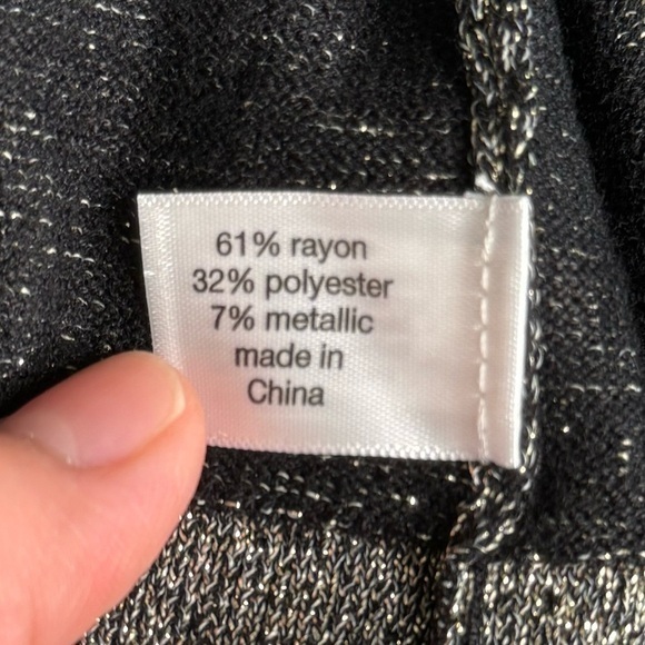 NWT Lane Bryant Classic Long Sleeve Tie Front Cardigan in Metallic Gold- Sz18/20 - Picture 8 of 8